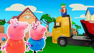 Ajudando a Peppa Pig com a mudança A nova casa da Família Pig Peppa Pig em Português [upl. by Oicram]