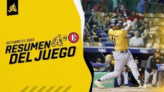 Highlights Águilas Cibaeñas vs Leones del Escogido  27 de Octubre 2zsa023 [upl. by Nileak]