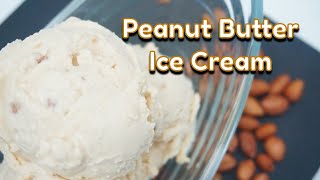 Peanut Butter Ice Cream  KitchenAid Ice Cream Maker  Easy Cooking Skill [upl. by Rourke]