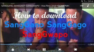 How to Download SanGano SangGago at SangGwapo using verystream link link in description [upl. by Inanuah]