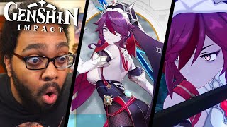 Day 1 Player REACTS to Rosaria Character Trailer [upl. by Thgiwed]