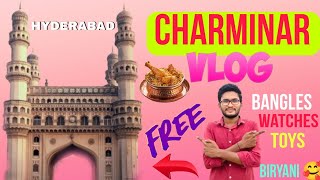 CHARMINAR vlog Hyderabad ll చార్మినార్ హైదరాబాద్ Free items 👈 lHyderabadDiaries lovediana [upl. by Hegarty]