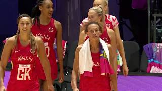 Vitality Netball World Cup 2019  Vitality Roses vs Uganda highlights [upl. by Llennaj]