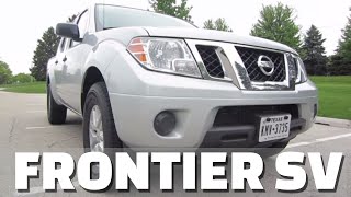 2018 Nissan Frontier Crew Cab SV V6  review walk around and test drive  100 rental cars [upl. by Gratt]