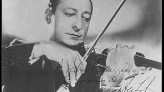 Heifetz plays Sinding Suite in A minor  I Presto [upl. by Harbour83]