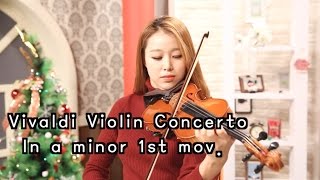 Vivaldi violin Concerto in a minor 1st movSuzuki violin Vol4 [upl. by Tomasina258]