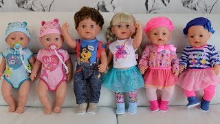 New Baby born dolls 2018 Unboxing Review  Baby Dolls Nursery Toys Kids pretend play [upl. by Seravat]