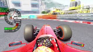 Ferrari F2004 on slicks breaks the track record in Monaco [upl. by Daas680]