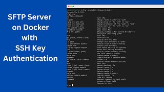 How to Set Up an SFTP Server in Docker with SSH Key Authentication [upl. by Kancler]