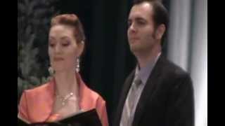 Justin and Rachel Anne Moore singing John Rutters Angel Carol [upl. by Ganny]