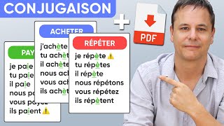 Conjugaison Française Présent de lindicatif Verbes du 1er Groupe Exercice  PDF [upl. by Yart676]