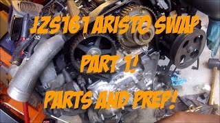 JZS161 Aristo Swap Part 1 Parts Cleaning and Maintenance [upl. by Hootman]