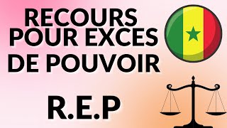 LE RECOURS POUR EXCES DE POUVOIR REP [upl. by Asseram338]