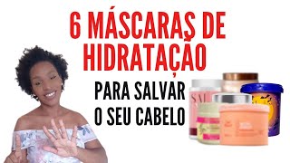 6 MÃSCARAS DE HIDRATAÃ‡ÃƒO MARAVILHOSOS PARA CABELOS CRESPOS E CACHEADOS [upl. by Rozek]