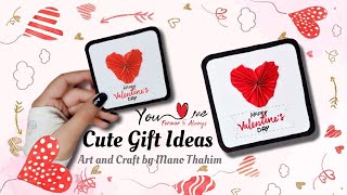 Cute Gift 🎁  Diy valentines day craft ideas 2024  How to make  Easy Present Ideas  Paper Craft [upl. by Grew]