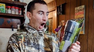 Guidesman 20000 Lumen Flashlight Review Menards BRAND NEW [upl. by Avra294]