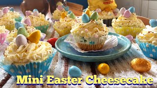 Mini Easter Cheesecake Recipe  NoBake Mini Egg Cheesecake  The Ultimate Easy Easter Recipe [upl. by Reivaxe]