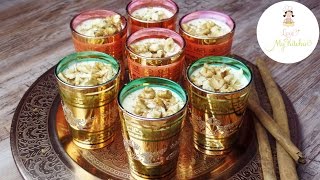 Rezept  orientalischer Milchreis  Riz bil halib  arabisch  Dessert  lecker  einfach [upl. by Nahsin]