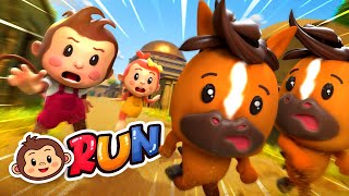 Macakitos Run 🔥 Brain Break Game For Kids 🔥 The Wheels On The Wagon  GoNoodle Inspired [upl. by Pacien]