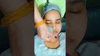 Face massage with ice cubeutubeshorts [upl. by Anial]