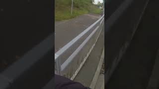 Car Crashed into safety Railings  automobile crash bikelife [upl. by Woehick]