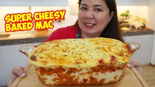 Cheesy Baked Mac and Cheese Recipe [upl. by Anialram456]