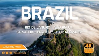 Top 5 cities to visit in Brazil 27 places to visit and accommodation deals I4K [upl. by Ynnahc]