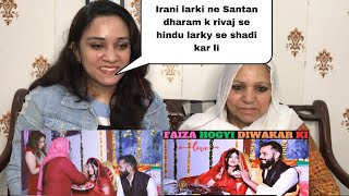 Irani Muslim girl marry to Indian Hindu boy with Sanatani Rituals  Pakistani Reaction [upl. by Trever]