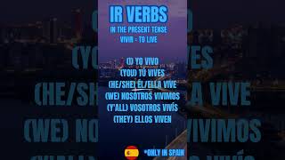 🎶 Learn Spanish Conjugation song with quotVivirquot [upl. by Ching474]