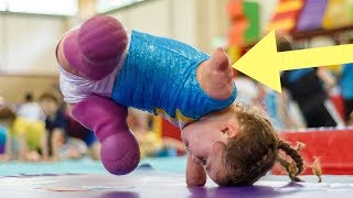 5yearold who lost limbs to meningitis does gymnastics and completes halfmarathon [upl. by Windy]