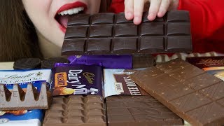 ASMR MY FAVOURITE BEST CHOCOLATE EATING SOUNDS No Talking MUKBANG 먹방 [upl. by Atsillak]