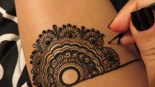 Simple Henna Design [upl. by Hayikat]