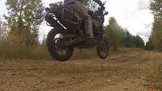 BMW F800 GS vs KTM 990 Adv Offroad [upl. by Carbo136]