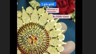 ठसठशीत पेडंट असलेले 1gm gold mangalsutra Rs1500only youtubevideoytvideotrending maharashtrian [upl. by Llahsram]