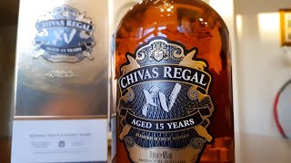 Chivas Regal XV Scotch Whisky Unboxing 15 Year Old Blended [upl. by Nyllek]