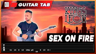 【KINGS OF LEON】 Sex On Fire  cover Dotti Brothers  LESSON  GUITAR TAB [upl. by Duaner]