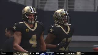 Saints vs Cowboys Week 2 [upl. by Anastasius]