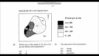 CSEC CXC GEOGRAPHY PAPER 1  2014  MULTIPLE CHOICE [upl. by Milty]