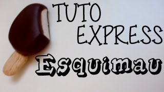 TUTO EXPRESS Esquimau en Fimo [upl. by Atiken]