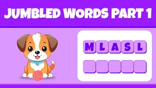 Jumbled Words I Jumbled words game  Game for Kids  Word Challenge I Jumbled words and sentences [upl. by Sucramad]