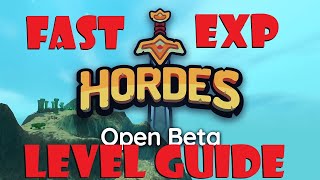 Hordesio fast level guide for beginners [upl. by Akilegna]