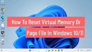 How To Properly Set The Windows 1011 Paging File [upl. by Malin]