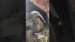 Having trouble with a bleeder screw on rear brake caliper brakebooster brakes [upl. by Cailly]