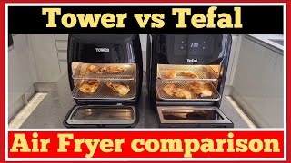 Tower vs Tefal Air Fryer comparison cooking chicken [upl. by Kral]