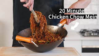 Chicken Chow Mein Ready in Only 20 Minutes [upl. by Adams]