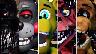 BoxSoft Custom Night  All Jumpscares Upgraded UCN [upl. by Nisotawulo]