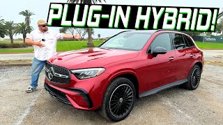 The 2025 MercedesBenz GLC350e PlugIn Hybrid Has a Shocking Amount of All EV Range [upl. by Dnumyar429]