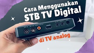 Cara Memasang STB dan Mencari Siaran TV Digital di TV Analog [upl. by Alad]