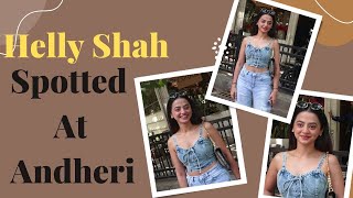 Helly Shah Spotted At Oshiwara  hellyshah spotted [upl. by Guinna]