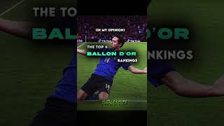 The BALLON D’OR RANKINGS 😈🐐🔥Football editshorts viral fyp Kompa Pasion by frozy808 [upl. by Jason]